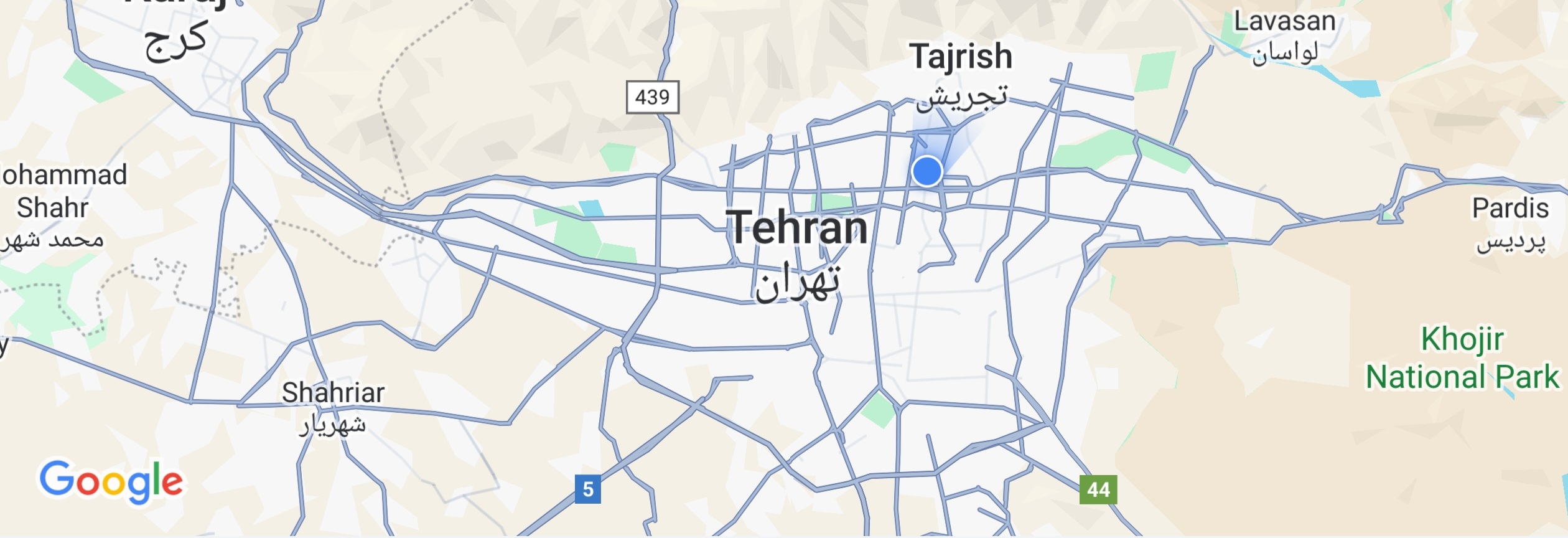 آدرس دفتر تهران زهرا جعفری
